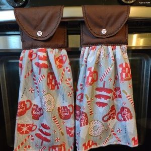 Yummy Hot Chocolate Hanging Towel, Set of 2